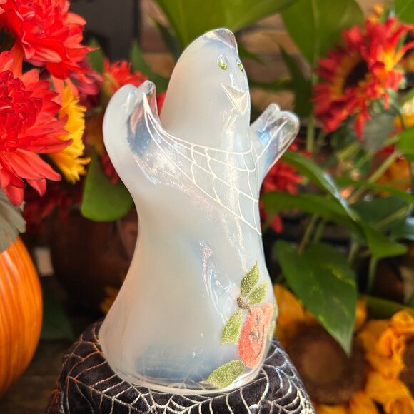 2004 RARE/MINT Fenton Halloween Ghost “Boo Boo” signed by Scott Fenton (#291) - Picture 8 of 16